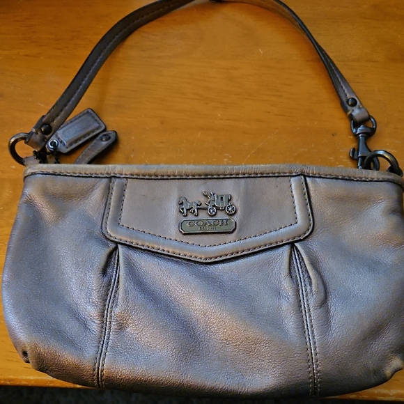 Coach Tan Leather Shoulder Bag - Picture 1 of 5